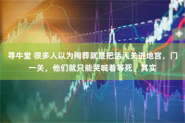 寻牛堂 很多人以为殉葬就是把活人关进地宫,门一关,他们就只能哭喊着等死。其实